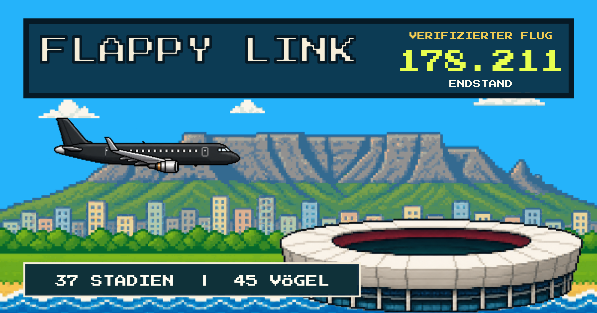 Verifizierte Flappy-Link-Punktekarte mit 178.211 Punkten